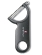Нож кухонный Victorinox Utensils для чистки овощей/фруктов, черный, 7.6073.3