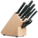 Набор из 9 столовых приборов Victorinox 6 ножей, вилка для мяса, ножницы, мусат, деревянная подставка, 5.1193.9