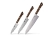 Набор ножей 3 в 1 Samura Harakiri (11, 23, 85), AUS-8, ABS пластик, SHR-0220WO