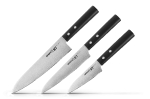 Набор ножей 3 в 1 Samura 67 98 мм, 150 мм, 208 мм, AUS-8, ABS пластик, SS67-0220