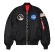 Куртка бомбер Alpha Industries Apollo MA-1 Flight Jacket, black/commander red, MJM21097B