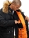 Куртка аляска Alpha Industries Slim Fit N-3B Parka, black-orange