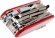 Складной нож Victorinox Cyber Tool Lite, 1.7925.T, 91 мм, 36 функций, полупрозрачный красный