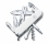 Складной нож Victorinox Climber, 1.3703.7, 91 мм, 14 функций, белый