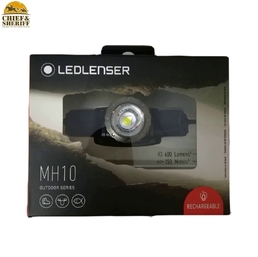 Фонарь налобный Led Lenser MH10, 600 лм, черный, 501513