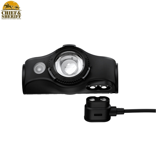 Фонарь налобный Led Lenser MH4, 400 лм, черный, 502151