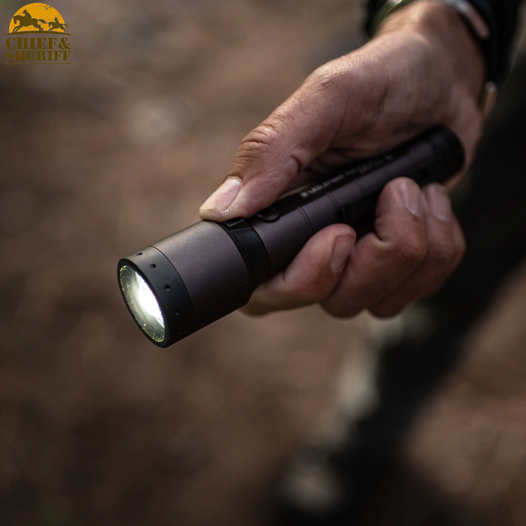 Фонарь ручной Led Lenser P7R SIGNATURE, 2000 лм, коричневый, 502190
