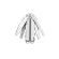 Мультитул Leatherman Wave,100 мм, 17 функций, серебристый, 830078