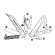 Мультитул Leatherman Squirt ES4, 55 мм, 9 функций, синий, 831239