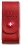 Чехол на ремень Victorinox для перочинных ножей 91 мм толщиной 2-4 уровня, на кнопке, кожаный, красный, 4.0520.1