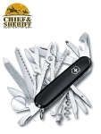 Швейцарский складной нож Victorinox Swiss Champ, 1.6795.3, 91 мм, 33 функции, черный