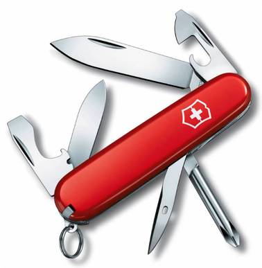Складной нож Victorinox Tinker Small, 0.4603, 84 мм, 12 функций, красный