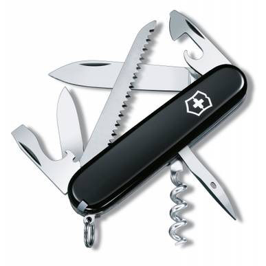 Складной нож Victorinox Camper, 1.3613.3R, 91 мм, 13 функций, черный