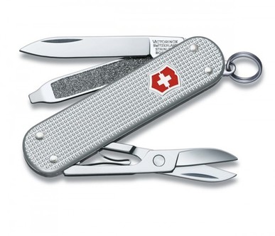 Складной нож Victorinox Alox, 0.6221.26, 58 мм, 5 фунций, серебристый