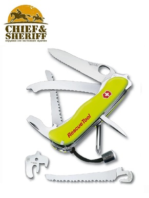 Складной нож Victorinox Rescue Tool, 0.8623.MWN, 111 мм, 14 функций