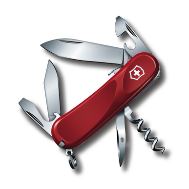 Нож складной Victorinox Evolution S101, 2.3603.SE, 85 мм 12 функций красный