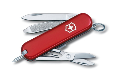 Нож складной Victorinox Signature, 0.6225, 58 мм, 7 функций, красный