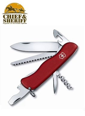 Нож складной Victorinox Forester, 0.8363, 111 мм, 12 функций, красный