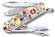 Швейцарский нож-брелок Victorinox Classic "Color up your life", 58 мм, 7 функций 0.6223.L1403