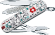 Швейцарский нож-брелок Victorinox Classic "Iron Factory", 58 мм, 7 функций, 0.6223.L1302