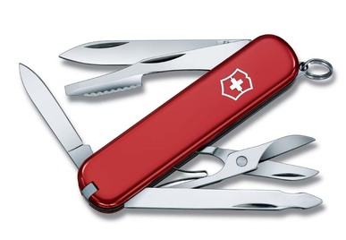 Нож складной Victorinox Executive, 0.6603, 74 мм, 10 функций, красный