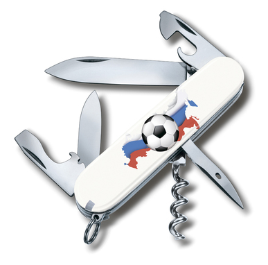 Нож складной Victorinox Spartan (Российский футбол), 1.3603 SOCCER I, 91 мм, 12 функций