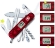 Нож складной Victorinox Traveller Lite, 1.7905.AVT, 91 мм, 29 функций, полупрозрачный красный