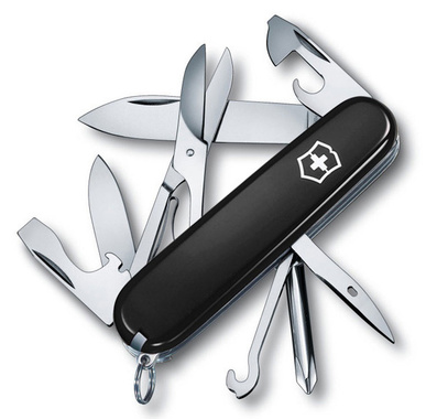 Нож складной Victorinox Super Tinker,1.4703.3R, 91мм, 14 функций, черный