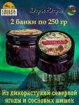 Варенье "Сосновая паста с брусникой и кедровым орехом", Дары Югры, 2 X 250 гр