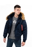 Куртка аляска Alpha Industries N-2B Parka, blue