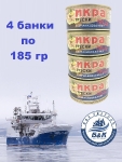 Икра трески, БОСКО-МОРЕПРОДУКТ, 4 X 185 гр