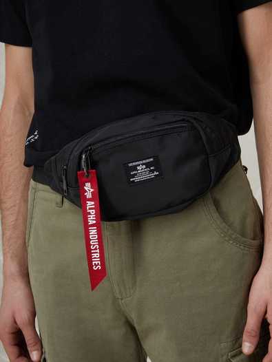 Сумка поясная Alpha Industries Crew Waist Bag, black
