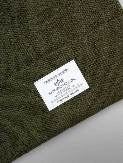 Шапка Alpha Industries Essential Beanie, olive