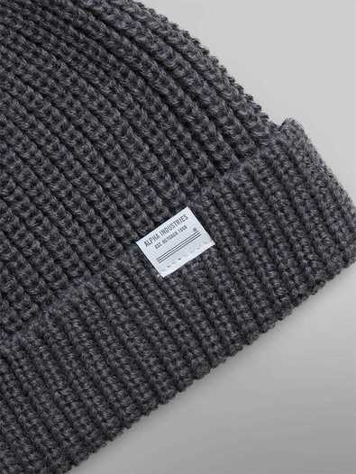 Шапка Alpha Industries Essential Watch Cap, medium charcoal