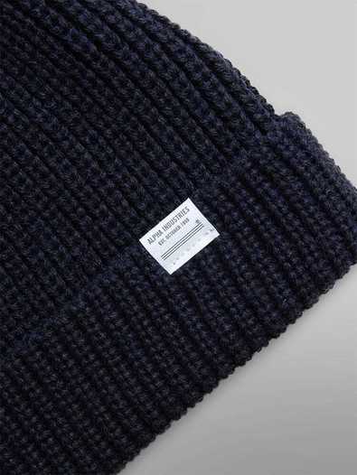 Шапка Alpha Industries Essential Watch Cap, replica blue