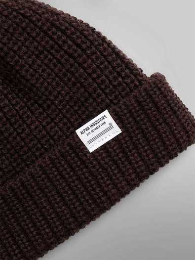 Шапка Alpha Industries Essential Watch Cap, chocolate