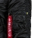 Куртка аляска Alpha Industries slim Fit N-3B Parka, black-orange, натуральный мех