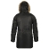 Куртка аляска женская Alpha Industries N-3B W Parka, black-orange