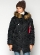 Куртка аляска женская Alpha Industries N-3B W Parka, black-orange