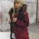 Куртка аляска женская Alpha Industries N-3B W Parka, commander red-orange