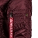 Куртка аляска Alpha Industries Slim Fit N-3B Parka, maroon-orange, натуральный мех
