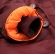 Куртка аляска Alpha Industries Slim Fit N-3B Parka, maroon-orange, натуральный мех