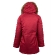Куртка аляска женская Alpha Industries N-3B W Parka, commander red-orange, натуральный мех