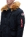 Куртка аляска Alpha Industries N-3B Alpine Parka, black, MJN49503B