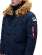 Куртка аляска Alpha Industries N-3B Alpine Parka, blue, MJN49503RB