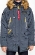 Куртка аляска Alpha Industries N-3B Inclement Parka, steel blue