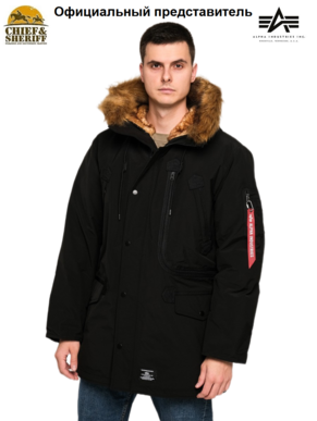 Парка Alpha Industries Alpine Parka N-3B, GEN 2, black