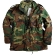 Куртка Alpha Industries M-65 Field Coat, woodland long
