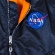Куртка Alpha Industries NASA MA-1 Flight Jacket, replica blue