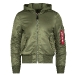 Куртка бомбер Alpha Industries MA-1 Natus Flight Jacket, sage/rust, MJM47506S/R